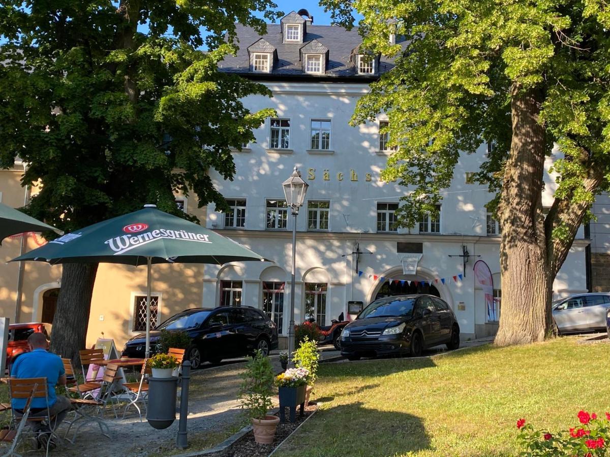 Hotel Saechsischer Hof Scheibenberg Exterior photo